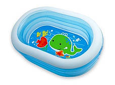 Басейн надувний 163*107*46 см Oval Whale Fun Pool (57482)
