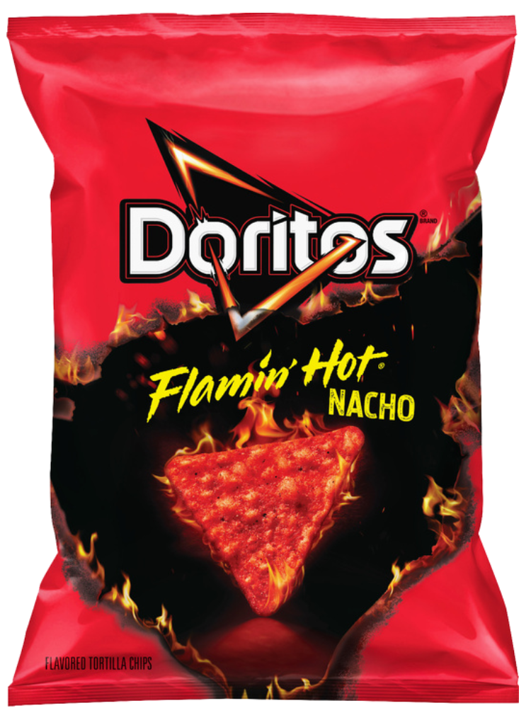 Чіпси Doritos Flamin Hot Nacho 77г, фото 1