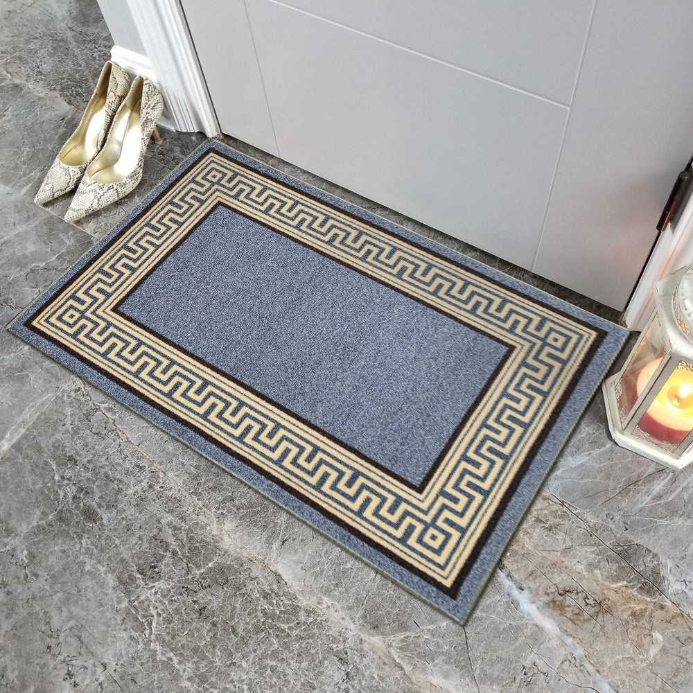 Килимок придверний, у передпокій, коридор MAC Carpet Taba 222 80х120 см Сірий