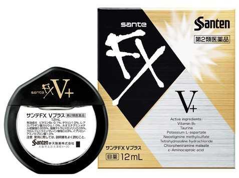 Sante FX V Gold+ Gold ІС5+Освіжні краплі для очей з таурином і вітаміном B6 12 мл