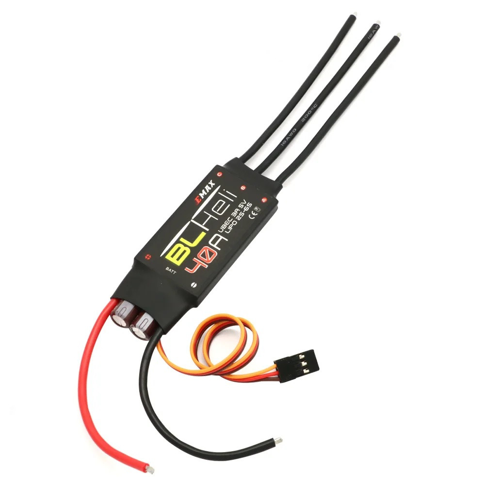 Регулятор мотору ECS 40A EMAX BLHeli 2-6S, для крила, мультикоптера