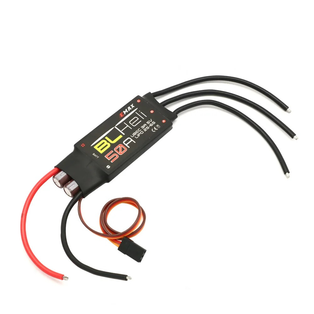 Регулятор мотору ESC 50A EMAX BLHeli 2-6S, для крила, мультикоптера