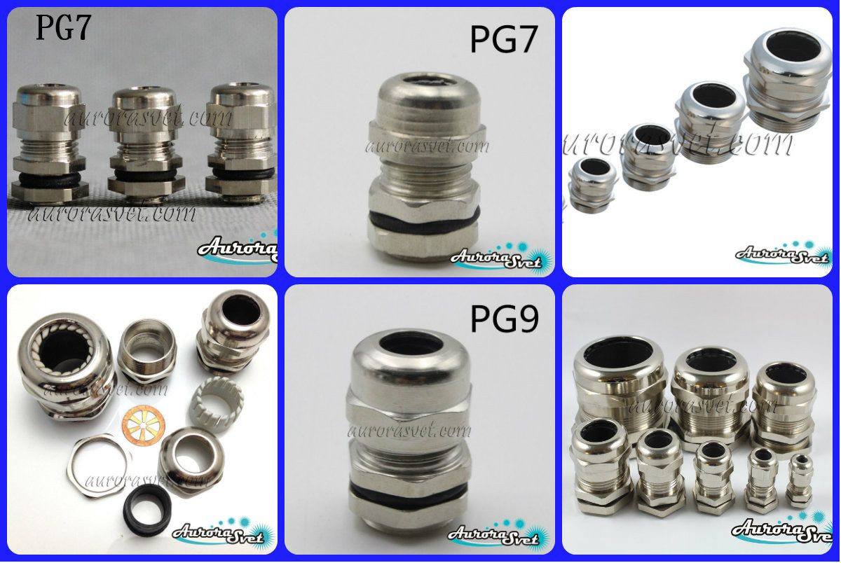 Кабельный ввод металлический PG7 IP68. Водонепроницаемый ввод. Кабельный ввод. - фото 4 - id-p425690734
