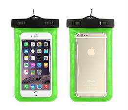Водонепроникний чохол для телефона Aqualife універсальний зелений