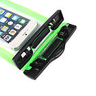 Водонепроникний чохол для телефона Aqualife універсальний зелений, фото 2