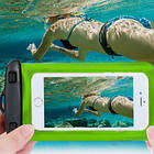 Водонепроникний чохол для телефона Aqualife універсальний зелений, фото 5