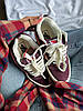 Жіночі кеди Vans Skool KNU Burgundy Pink Premium Ванс Кну низькі бордові з рожевим замша демісезон, фото 8