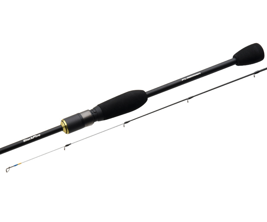Спінінгове вудлище Flagman '24 Blackfire Solid 73L 2.21м 2-12г, 2-х секційне карбонове, фото 1