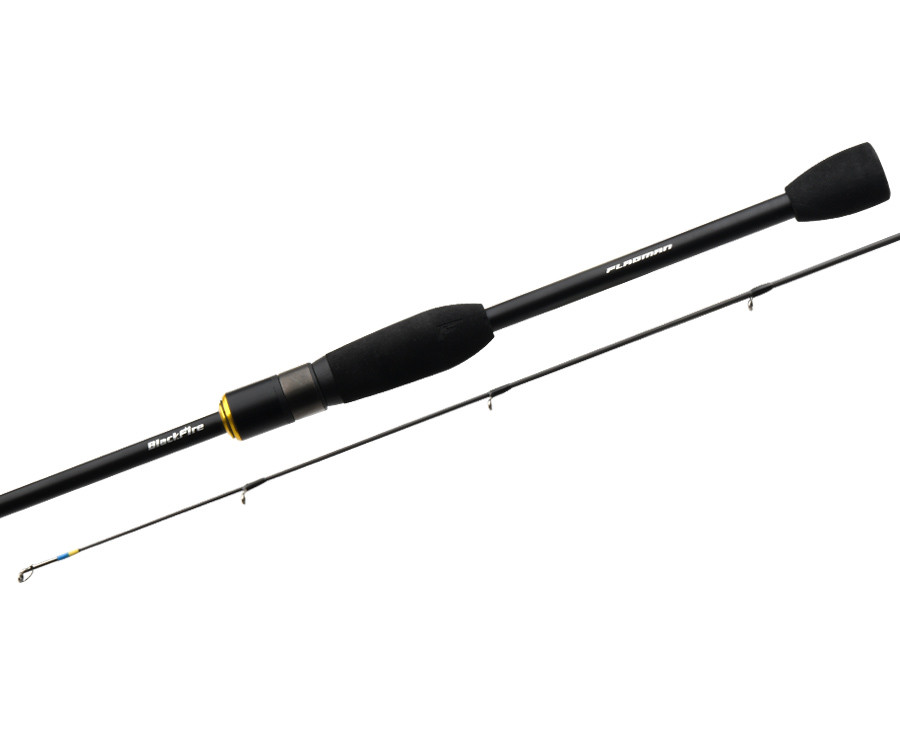 Спінінгове вудлище Flagman '24 Blackfire 68L 2.03м довжина, 3-12г тест, 2-х секційне, карбонове, фото 1