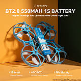 Квадрокоптер дрон Meteor75 PRO ELRS RX 2.4ГГц Micro Whoop 2.4G тренувальний навчальний коптер вуп для початківців, фото 9