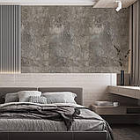 Самоклеюча вінілова плитка в рулоні сірий мармур 3000х600х2мм Глянсова SW-00001286, фото 6