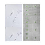 Самоклеюча вінілова плитка в рулоні білий повітряний мармур 3000х600х2мм Глянсова SW-00001287, фото 3