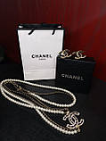 Сережки та намисто з логотипом та прикрашені перлами, фото 7