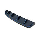 BMW Х6 Е71 накладка заднього звичайного бампера ABS пластик БМВ Х6 Е71 дифузор в задній бампер 2008-2014, фото 3