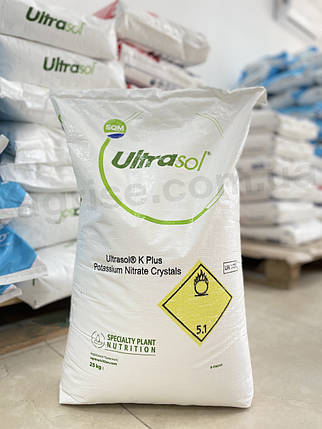 Добриво Ультрасол К Плюс Нітрат Калію (Ultrasol K Plus) SQM 25кг, фото 1
