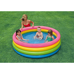 Intex Басейн 56441 NP "Райдуга" 4 кільця, розміром 168-45 см, об'єм: 780 л у разі наповнення 80%, від 3 років