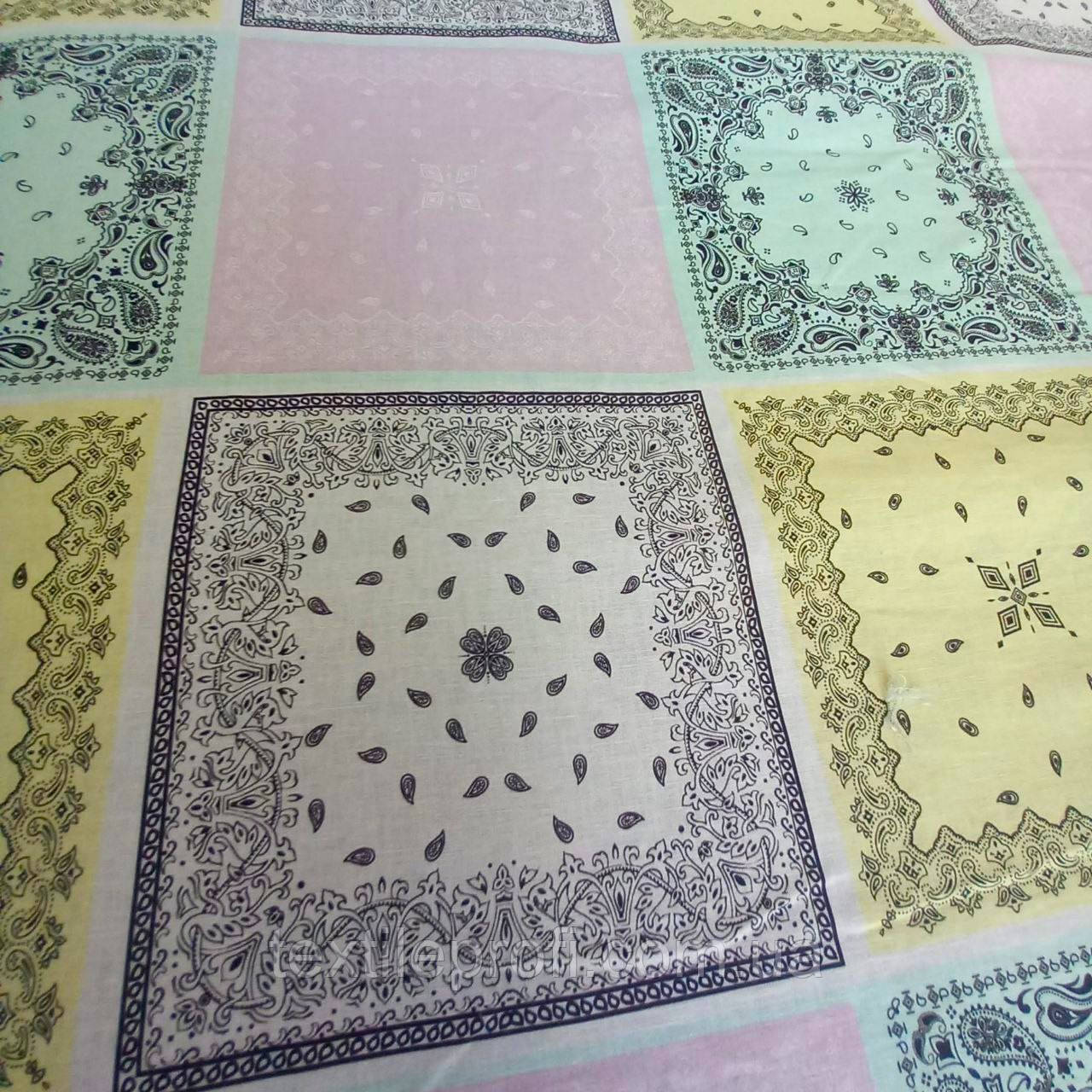 Тканина Patchwork з лляним та бавовняним складом