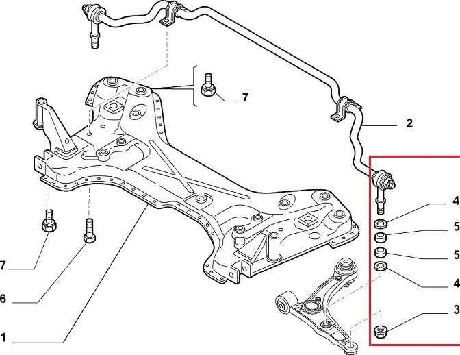 Стійка стабілізатора на Fiat Ducato, Peugeot Boxer, Citroen Jumper 4 (2014-...), 1357572080, 5081L1