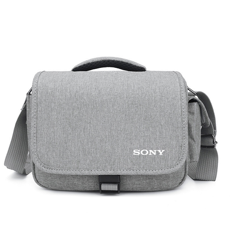 Сумка для фотоапарата Sony протиударна універсальна + дощовик, сірий колір ( код: IBF066S3 )