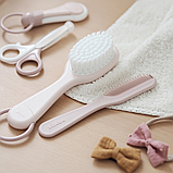 Гребінець і щітка для новонародженого Beaba, Pink, фото 2