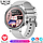 Розумні смарт годинник LIGE Fashion Smart Watch для Android і iOS, пульсометром, тонометром, крокоміром , українська, фото 3