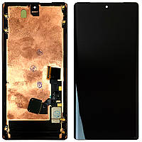 Дисплей (екран) Google Pixel 6 Pro з тачскрином (Оригінал і рамкою та сканером)