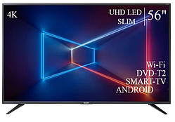 Телевізор Sharp 56" Smart-TV/DVB-T2/USB UHD/4K/Android 13.0 адаптивний
