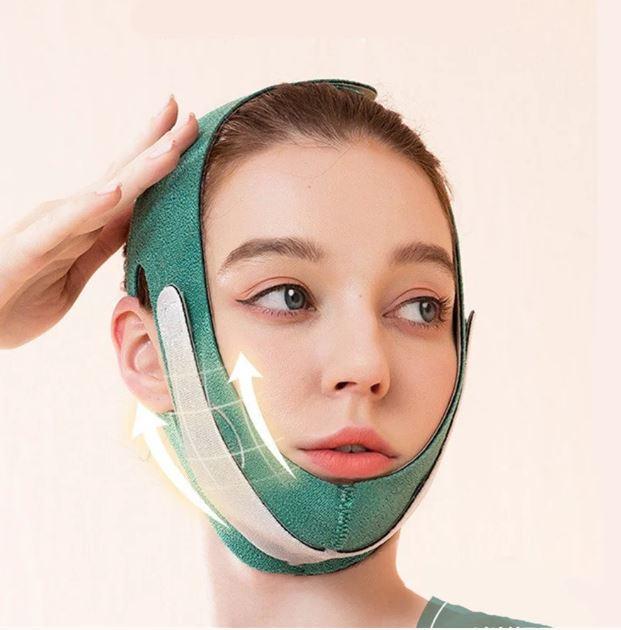 Маска-бандаж для корекції овалу обличчя та другого підборіддя, фото 1