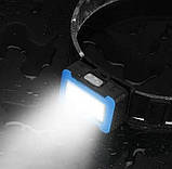 Налобний ліхтар Cy-2068 з акумулятором, фото 2