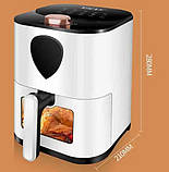 Безмасляна фритюрниця аерогриль Air Fryer 6л Su Tai ST-606, фото 8