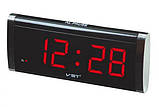 Годинник електронний настільний червоний VST-730 6701, фото 3