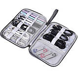 Дорожній органайзер для зарядних пристроїв, флешок, дротів., фото 4