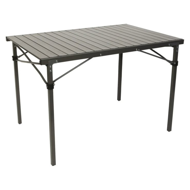 Туристичний Стіл Розкладний Bo-Camp Laminated Solid 105x70 cm Black (1404436) Кемпінговий Складаний Столик для риболовлі, фото 1