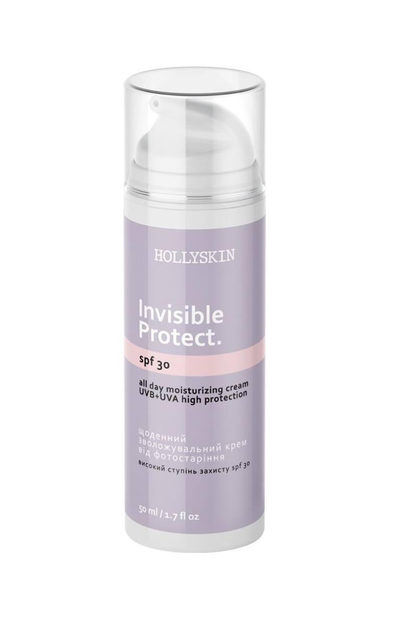 Щоденний зволожувальний крем від фотостаріння HOLLYSKIN Invisible Protect SPF 30