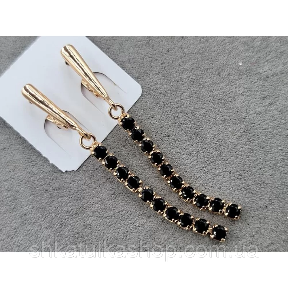 Сережки Fallon Jewelry 3*53мм, англійський замок, фото 1