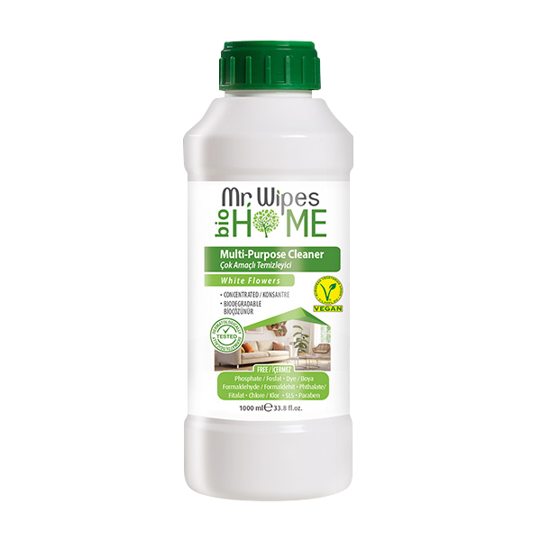 Концентрований мультифункціональний очищувач Mr. Wipes Home "Білі квіти", White Flowers, 1000 мл Farmasi, фото 1