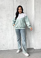 Жіноча ветрівка з капюшоном (р.48-50,52-54,56-58,60-62) плащівка, фото 7