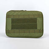 Сумка-підсумок чохол для планшета 10-12 дюймів олива Моллі, фото 4