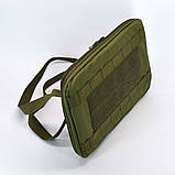 Сумка-підсумок чохол для планшета 10-12 дюймів олива Моллі, фото 5