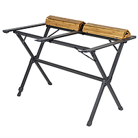 Туристичний Стіл Розкладний Bo-Camp Maryland L 111x72 cm Brown (1404642) Кемпінговий Складаний Столик для риболовлі, фото 4