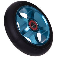 Колесо для самоката SP-Sport CA-0005 з підшипником 110 мм чорне/синє з червоними вставками