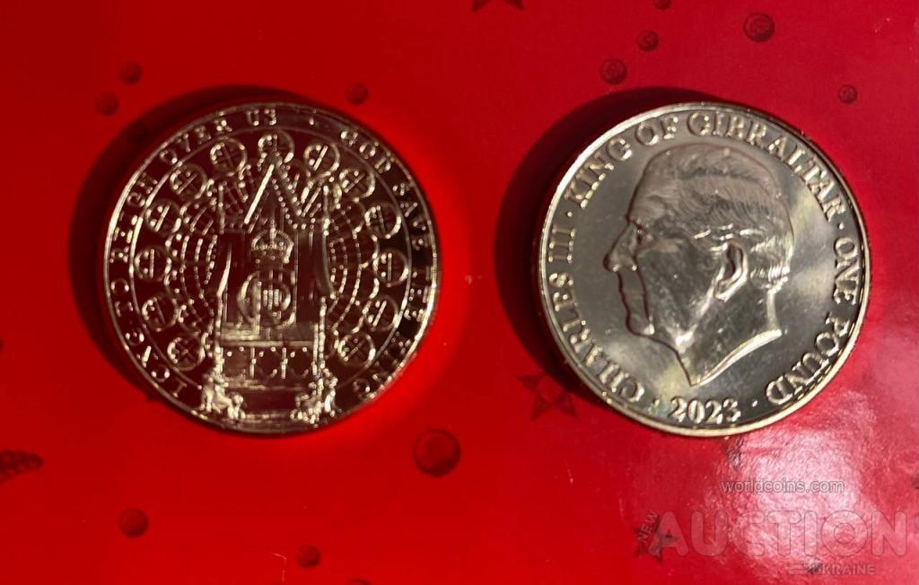 Гібрамін 1 фунт 2023 рік Коронація Чарльза III No1498, фото 1