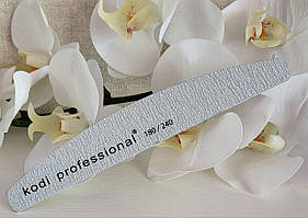 Пилка для нігтів  KODI HALF GREY 180/240