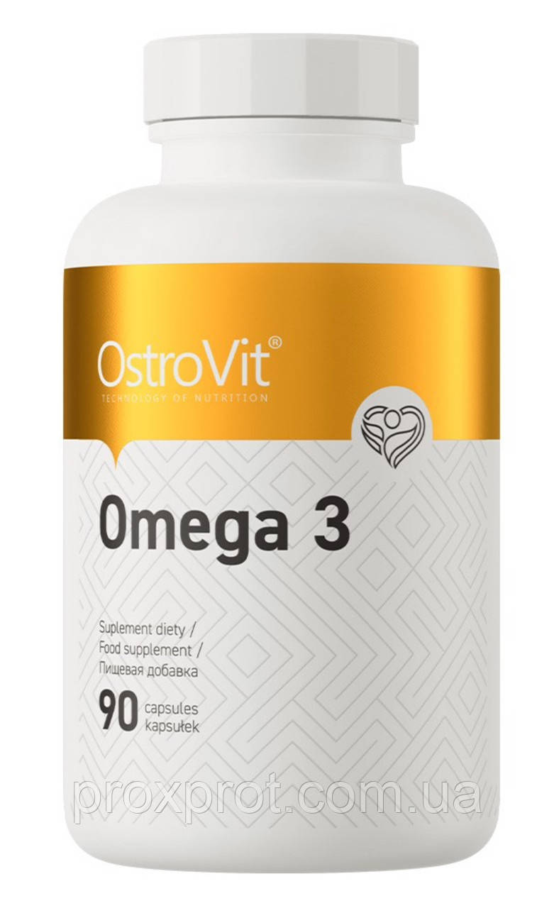 Omega 3 90 капсул OstroVit (омега 3, рыбий жир) (ID#911289465), цена ...