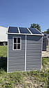 Хозблок сарай для саду і дачі пластиковий 170х230х230см, садовий будинок для інвентаря HOMESTAR, фото 3