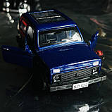 Модель авто 1/40 автомобіль ВАЗ "Нива", "NIVA" біла. Якість!, фото 8