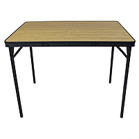 Туристичний Стіл Розкладний Bo-Camp Trafford 90x60 cm Brown (1404670) Кемпінговий Складаний Столик для риболовлі, фото 3