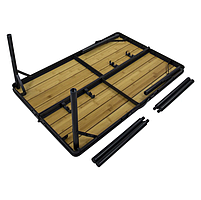 Туристичний Стіл Розкладний Bo-Camp Trafford 90x60 cm Brown (1404670) Кемпінговий Складаний Столик для риболовлі, фото 7