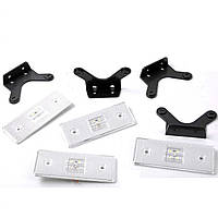 Габарит - білий - 110х40мм - 12V Led 4 діоди 2 болти "Side Marker" МРТ-50  (4шт/уп)