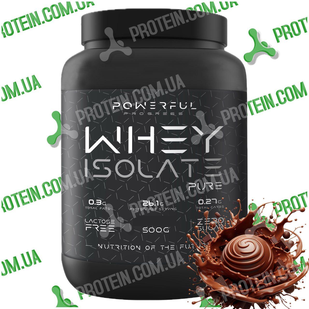 Протеїн Powerful Progress Whey Isolate 500 г Chocolate Шоколад